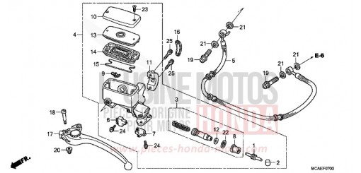 MAITRE-CYLINDRE GL1800G de 2016